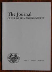 The Journal of the William Morris Society Volume X Number 2 Spring 1993
