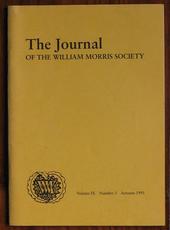The Journal of the William Morris Society Volume IX Number 3 Autumn 1991
