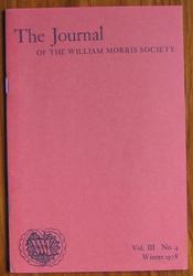 The Journal of the William Morris Society Volume III Number 4 Winter 1978
