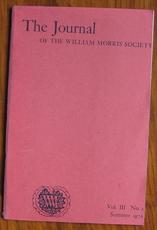 The Journal of the William Morris Society Volume III Number 2 Summer 1976
