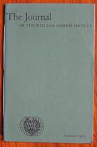 The Journal of the William Morris Society Volume I Number 3 Spring 1963
