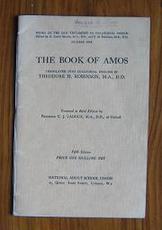 The Book of Amos
