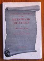 Fundamental Principles of the Metaphysic of Ethics
