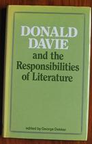 Donald Davie and the Responsibilities of Literature

