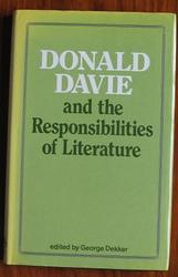 Donald Davie and the Responsibilities of Literature
