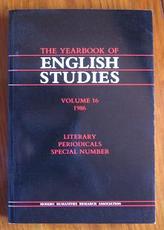 Yearbook of English Studies: 1986 Literary Periodicals volume 16
